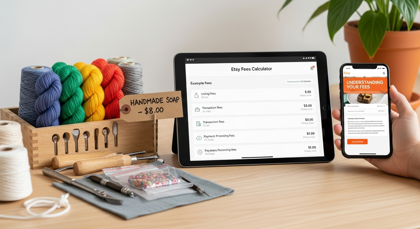 Etsy SEO Guide 2026: Rank Higher and Sell More: product lineup image for Category and Attributes